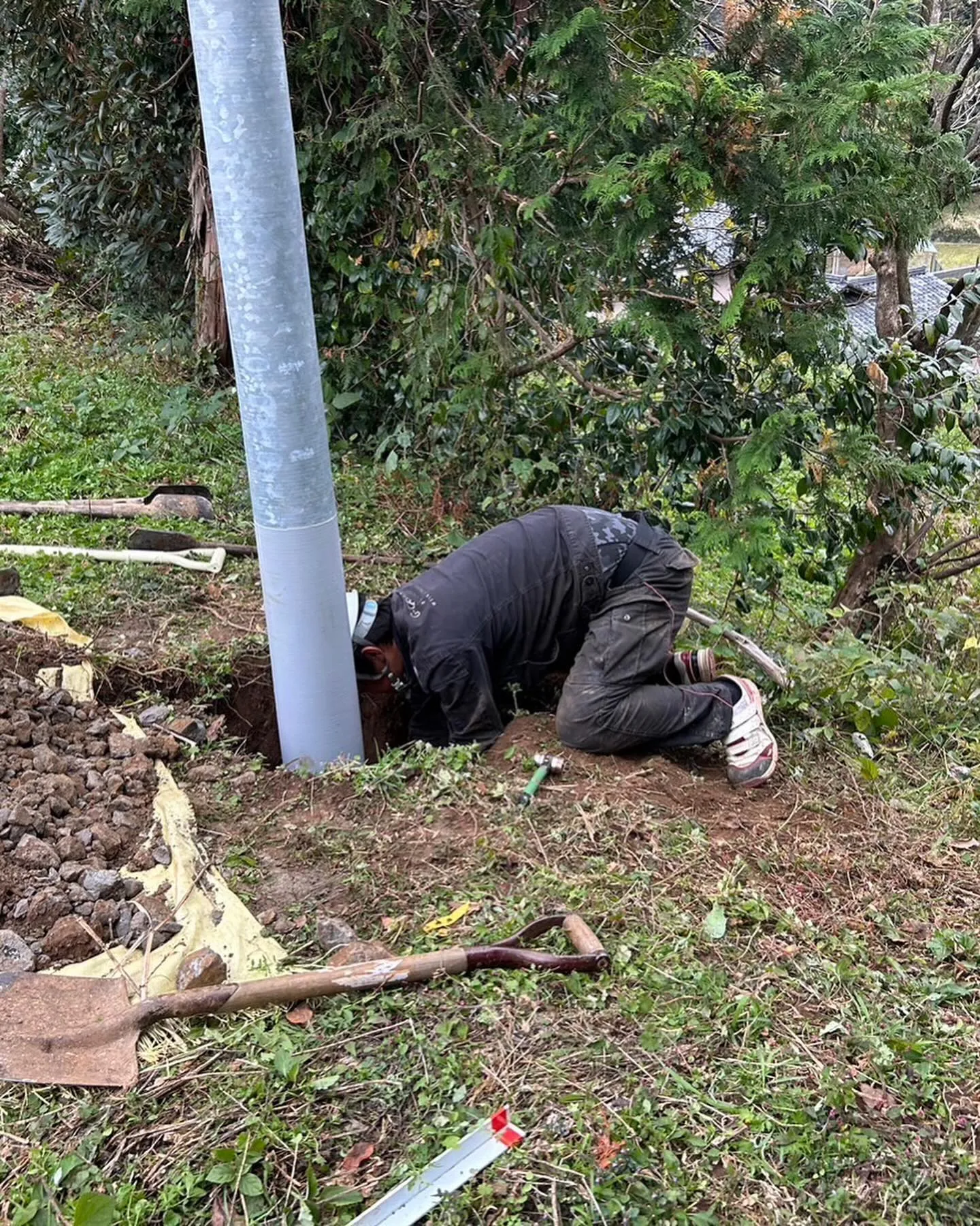 ✨電柱を建てます👷