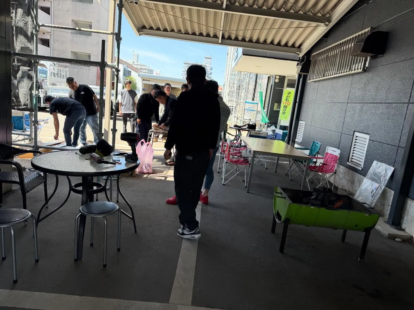 ジー•テック、ガード•ライフ合同BBQ🍖